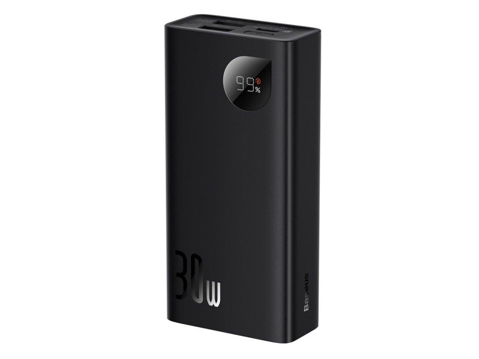 Baseus Adaman2 10000mAh 2xUSB USB-C 30W (black) Powerbank (Akku) - schwarz - 10000 mAh Baseus Adaman2 10000mAh 2xUSB USB-C 30W (black) Powerbank (Akku) - schwarz - 10000 mAh